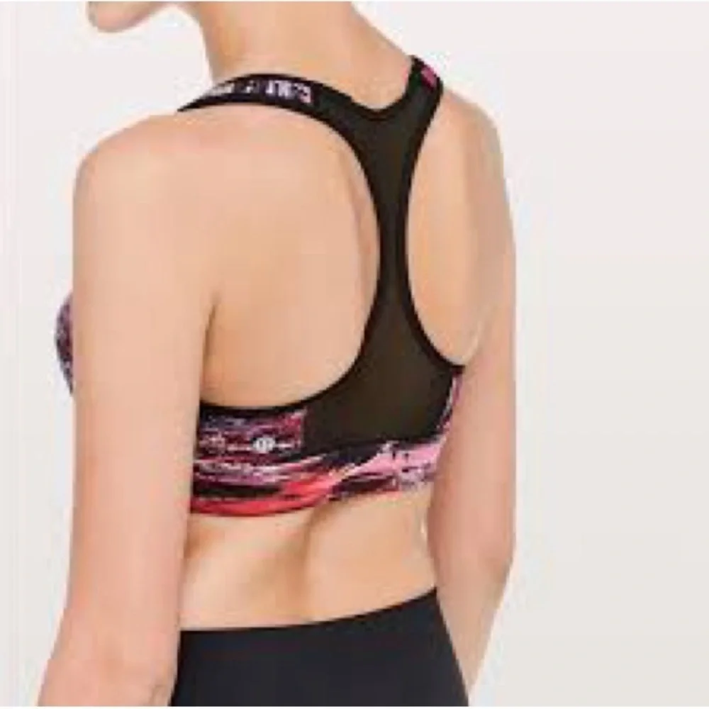 Lululemon Athletica Vibrant Multicolor Sports Bra